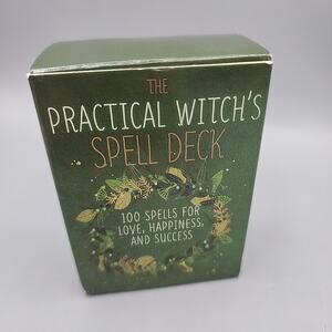 The Practical Witch's Spell Deck 100 Spells - Love Happiness Success No Booklet